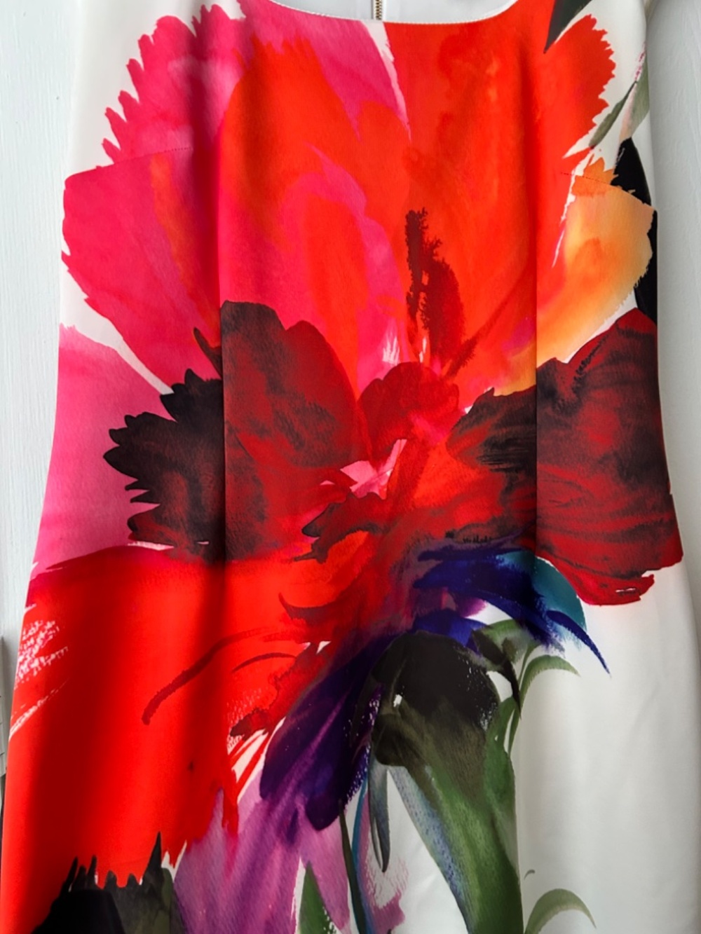 Joseph Ribkoff Floral Shift Dress size 16 GUC - Picture 4 of 11